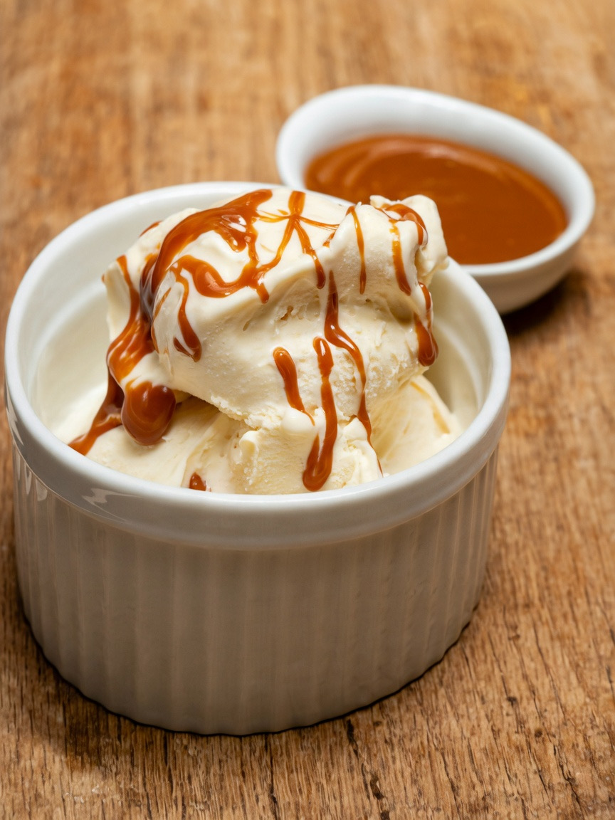 Caramello Salato (Salted Caramel) - Milk-Based Gelato