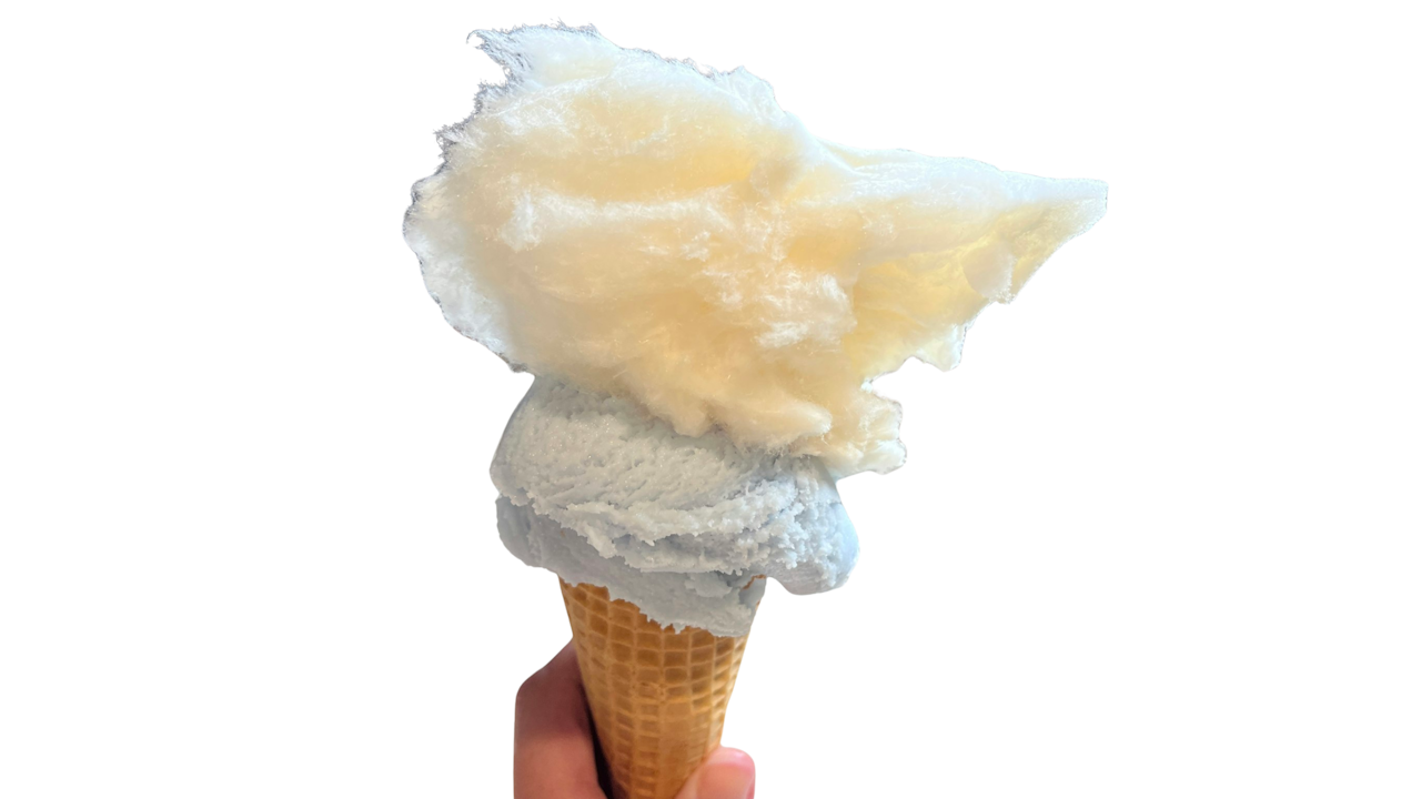 Gelato al Puffo (Smurf Gelato) - Milk-Based Gelato