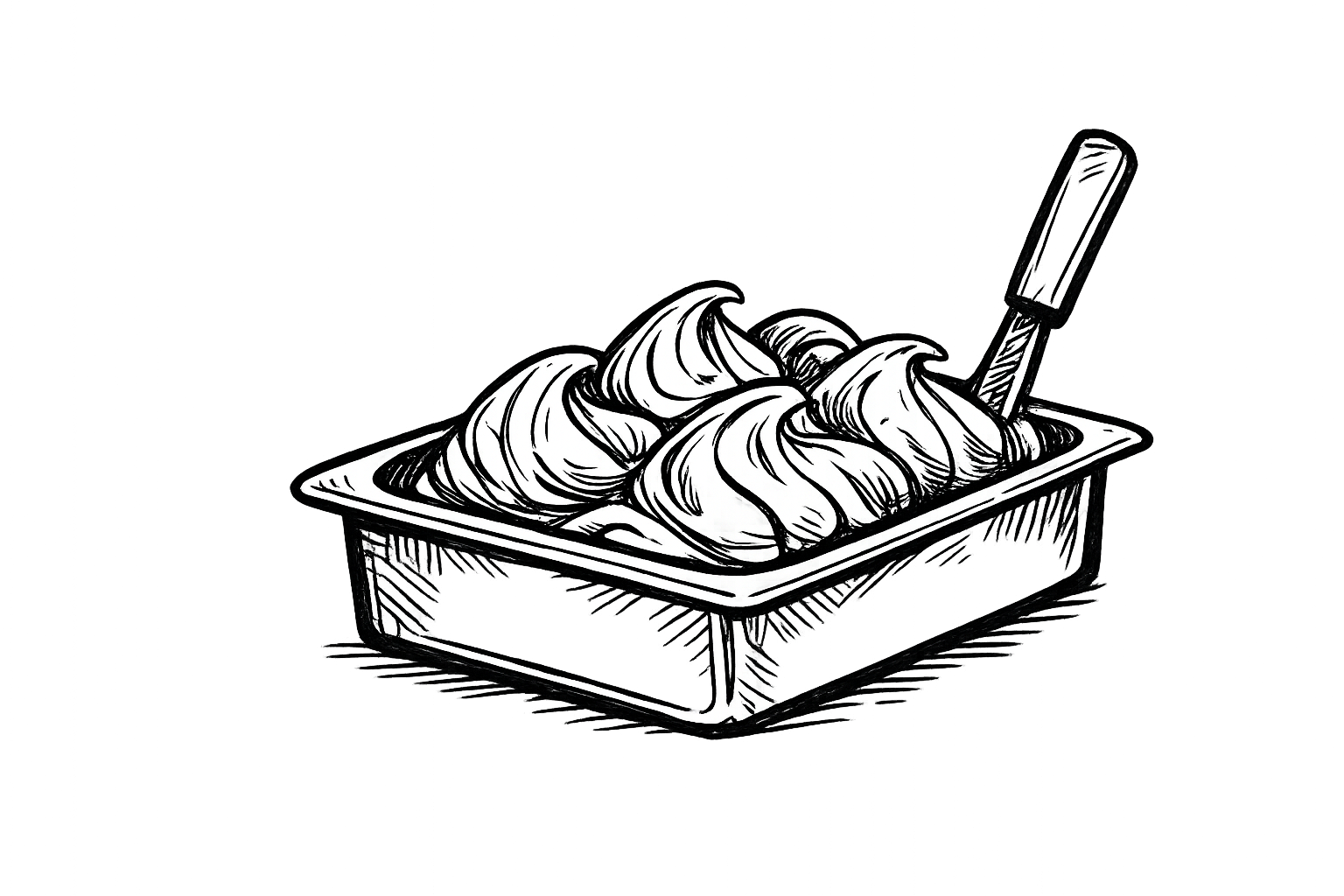 Fior di Latte / Stracciatella with Base 50 - Milk-Based Gelato